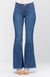 Högmidjade Flared Jeans för Damer i Blått 3