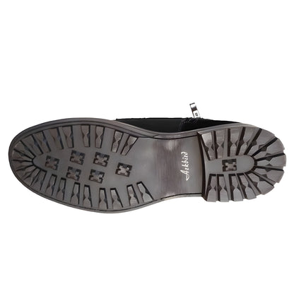 Högskurna Läderstövlar med Cap-Toe Design 4