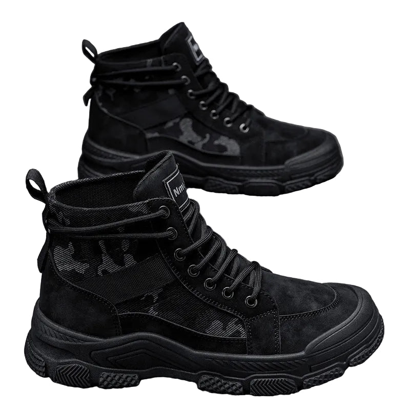 Högskurna Sneakers för Män Trendig Design 0