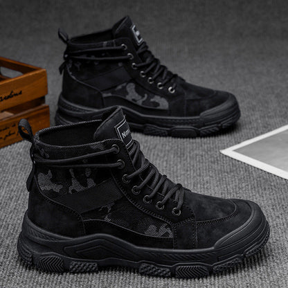 Högskurna Sneakers för Män Trendig Design 2