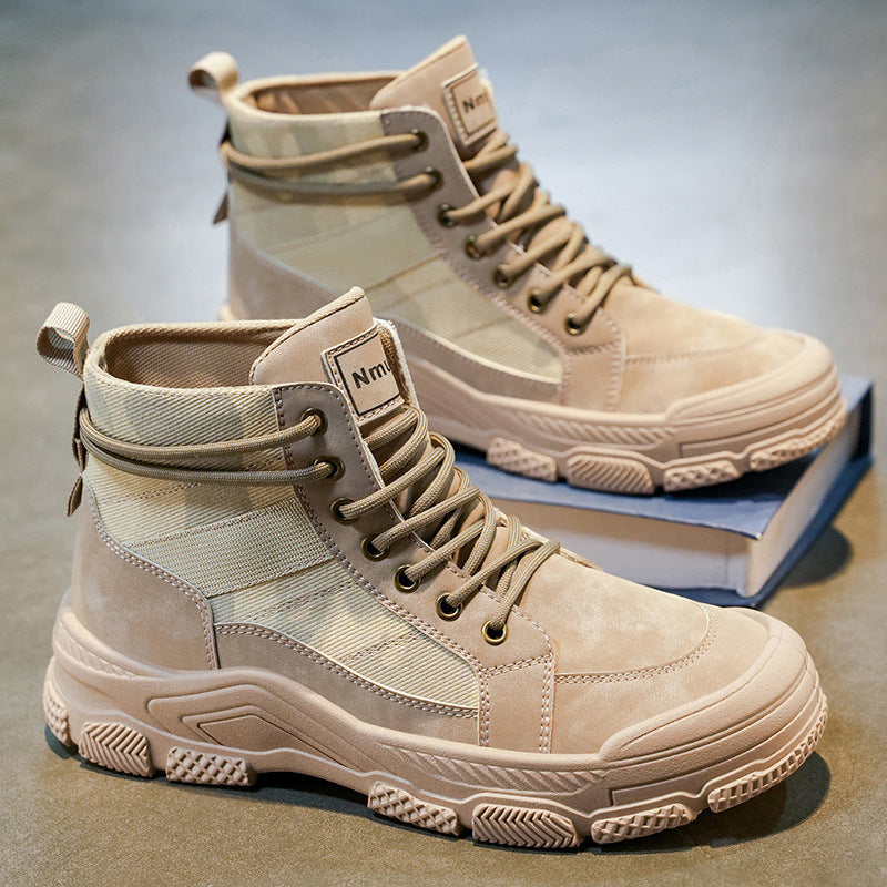 Högskurna Sneakers för Män Trendig Design 3