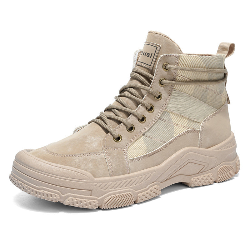 Högskurna Sneakers för Män Trendig Design 5