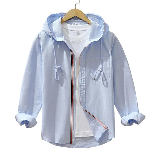 Hoodie med dragkedja för män 0