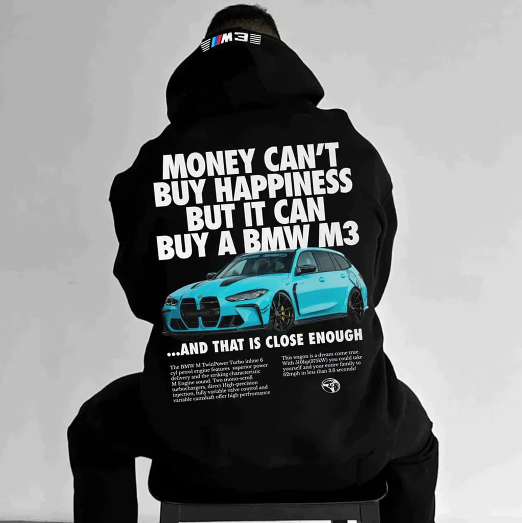 Hoodies Män Oversized Raceprint Mjuk Kattunmix 6