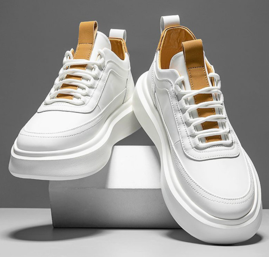 Variant image for Herr Sneakers Läder Trendig Design Bekväm Passform-8