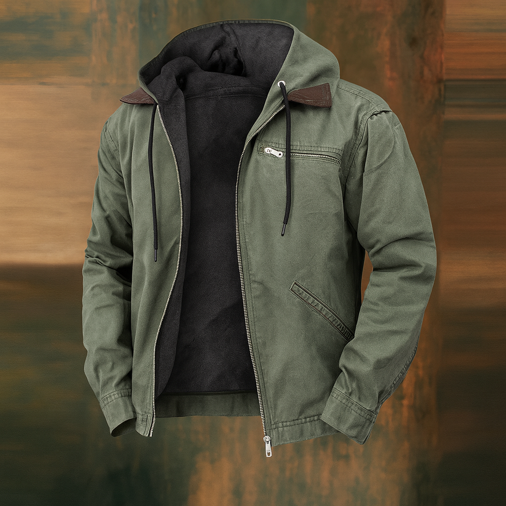 Herrens Bomberjacka i Vinterstil