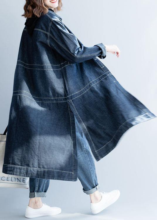 Jeansjacka Dam Lätt Denim med Öppen Sida 3