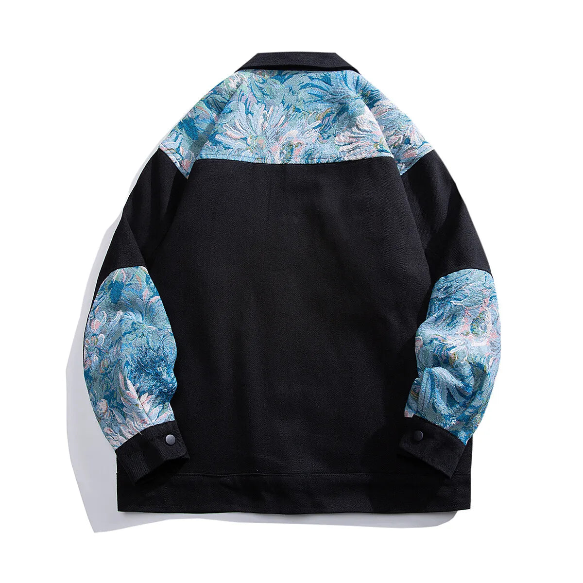 Jeansjacka Dam Oversized Med Broderade Detaljer 4