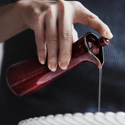 Keramisk Oljedispenser med Lättgreppslock 5