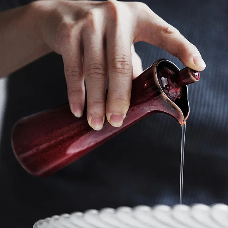 Keramisk Oljedispenser med Lättgreppslock 5