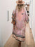 Kvinna Kimono Blommönster Lätt Material 4