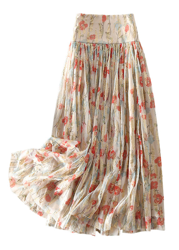 Kvinna Tulle Kjol Med Dragkedja 0