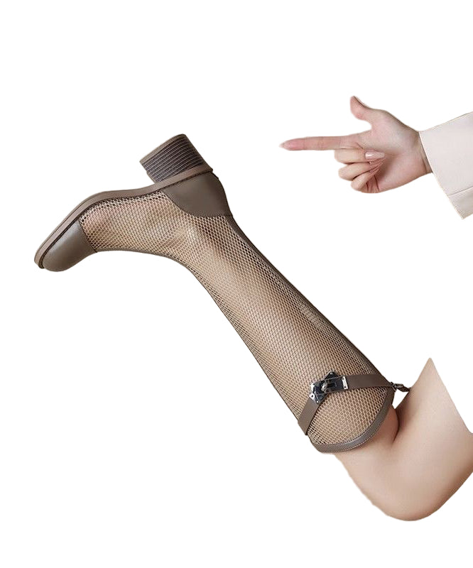 Kvinno Kängor i Tyll med Splicing och Hål 0