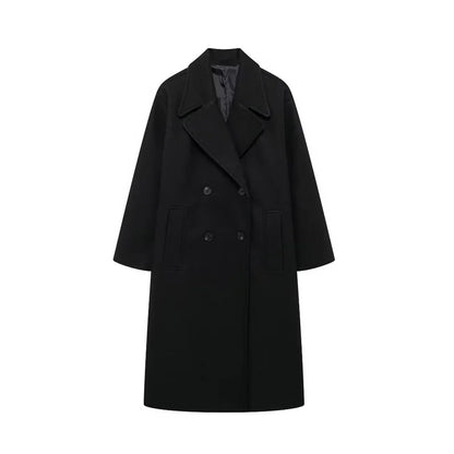 Kvinnojacka Elegant Vinterkappa i Hållbart Material 0