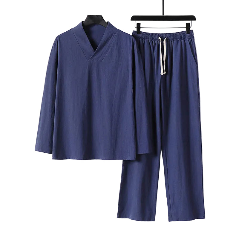 Kvinnors 2-delad Set med Långärmad Topp och Byxor 0