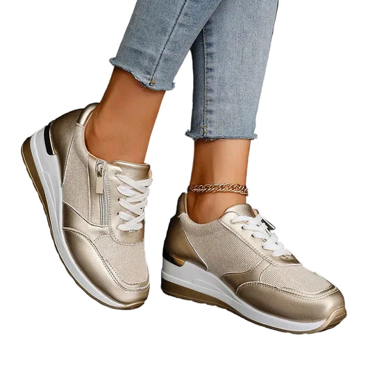 Kvinnors Ankelhöga Sneakers med Plattform 0