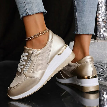 Kvinnors Ankelhöga Sneakers med Plattform 1