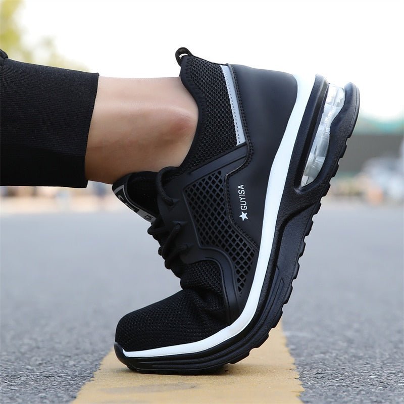 Kvinnors Arbetsskor Sneakers med Ståltåhätta 4