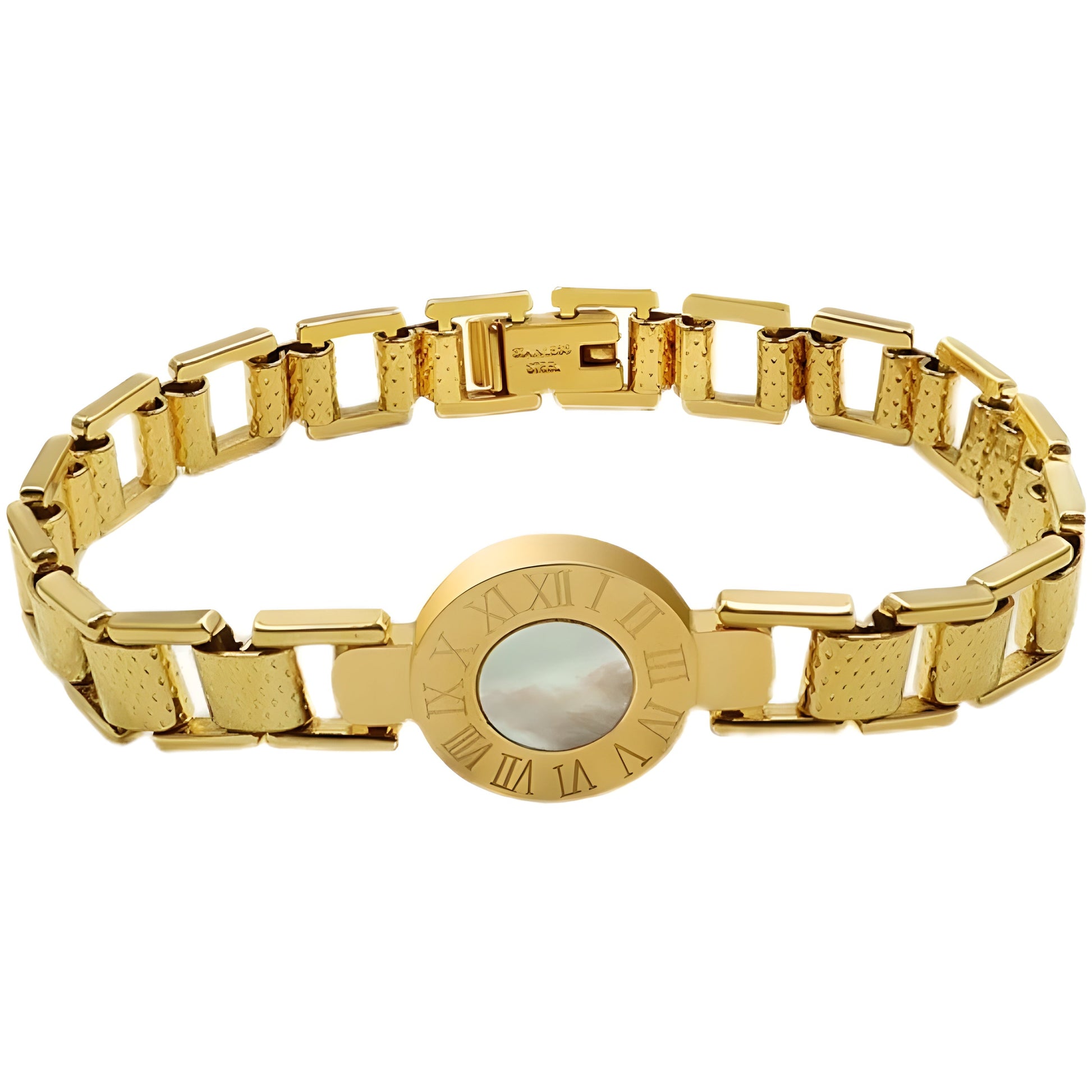 Kvinnors Armband Geometriskt Mönster med Romerska Siffror 4