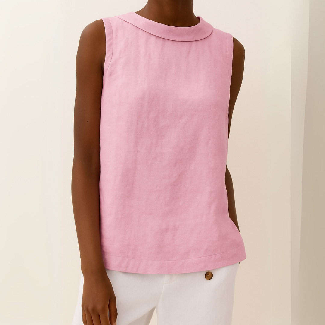 Kvinnors Ärmlös Topp med Rullkrage Modern Stil 6