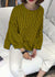 Kvinnors Asymmetrisk Blus Rutig Bomullsdesign 10
