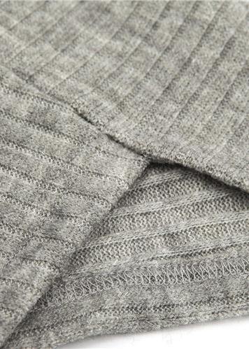 Kvinnors Asymmetrisk Tröjaklänning med Hög Hals 4