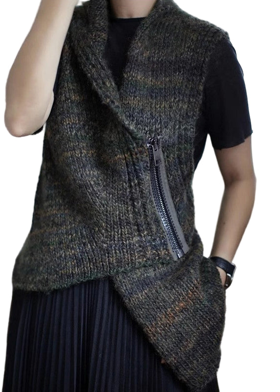 Kvinnors Asymmetrisk Väst med Dragkedja 0