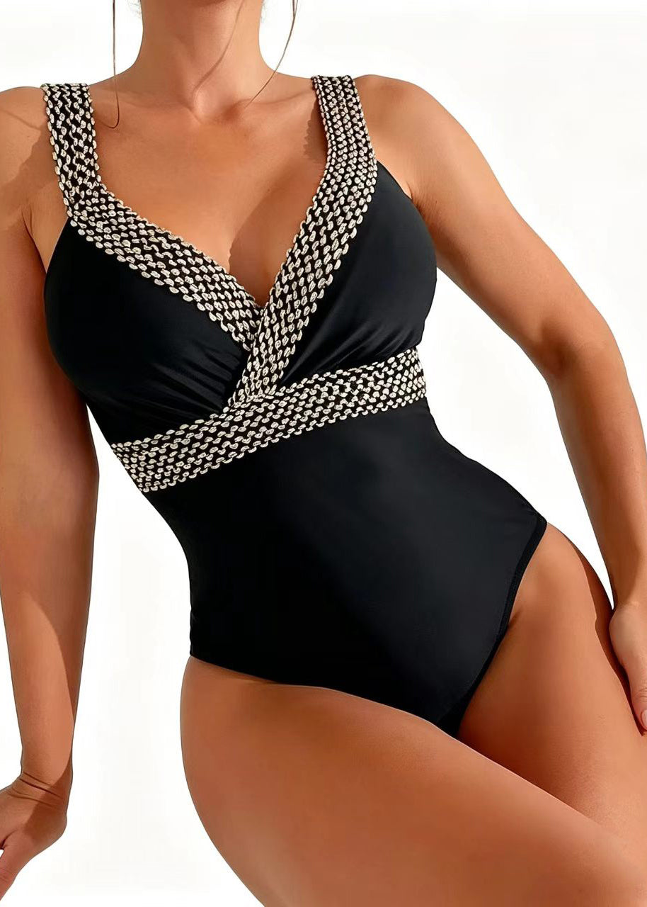Kvinnors Badkläder Bodysuit Boho Stil 3