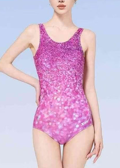 Kvinnors Badkläder Bodysuit med Rostryck 3