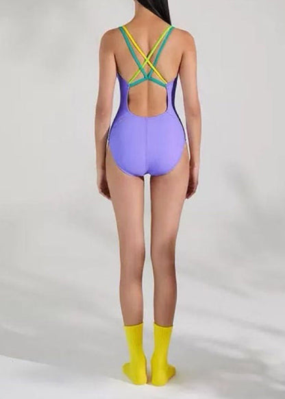 Kvinnors Badkläder Rygglös Bodysuit 3