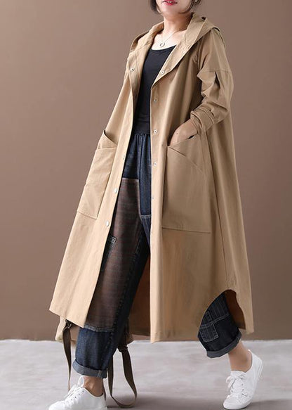 Kvinnors Baggy Coat med Stora Fickor 1
