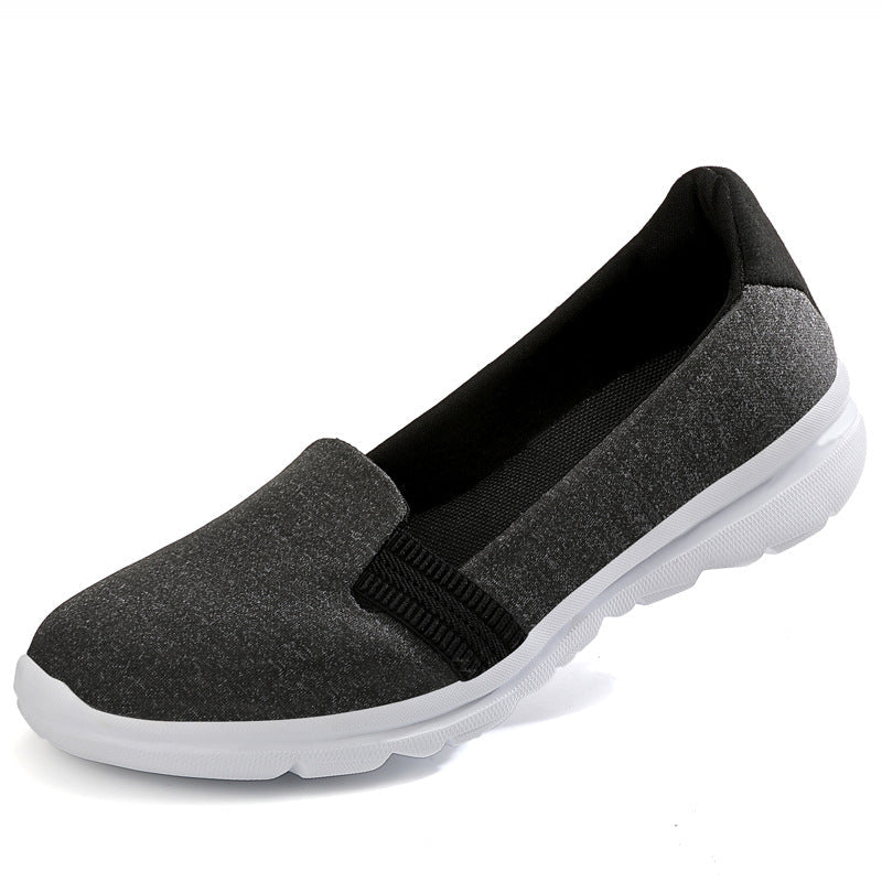 Kvinnors Ballerinor Slip-On med Elastiska Remmar 7