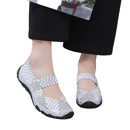 Kvinnors Ballerinor med Elastiska Remmar 0