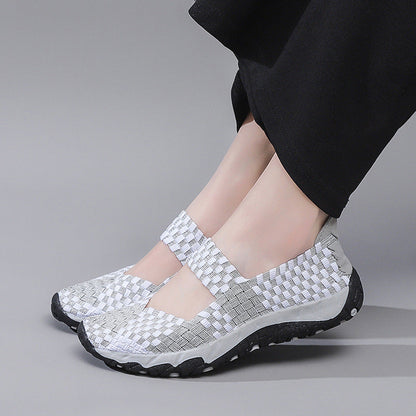 Kvinnors Ballerinor med Elastiska Remmar 3