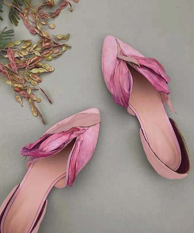 Kvinnors Ballerinor med Spets och Blomdetaljer 0