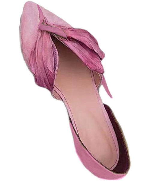 Kvinnors Ballerinor med Spets och Blomdetaljer 1