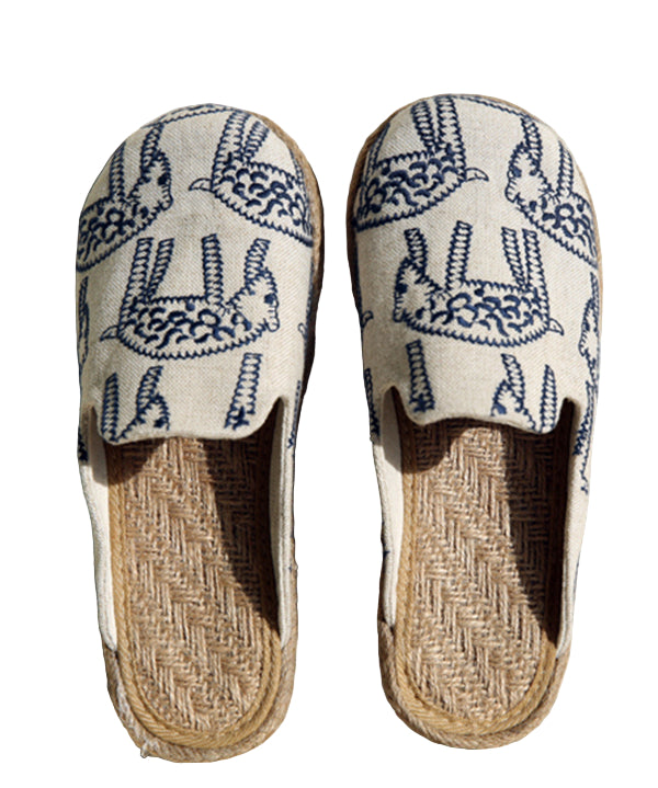 Kvinnors Bekväma Broderade Sandaler 0