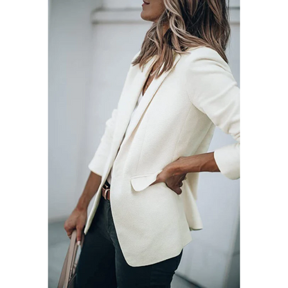 Kvinnors Blazer Med Tidlös Design 6