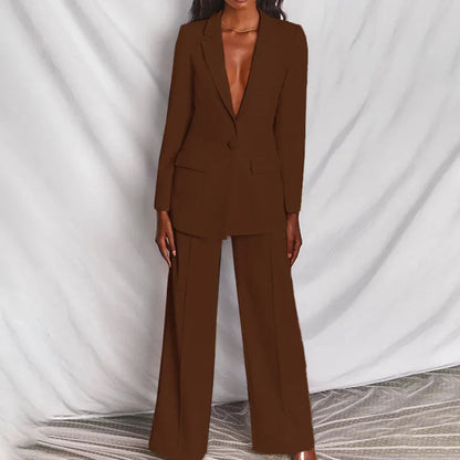 Kvinnors Blazer Set Professionell Stil 5
