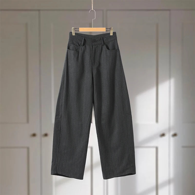 Kvinnors Blazer Set med Vida Ben 6