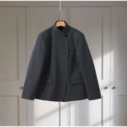 Kvinnors Blazer Set med Vida Ben 7
