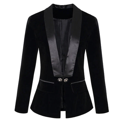 Kvinnors Blazer i Sammetstil 3