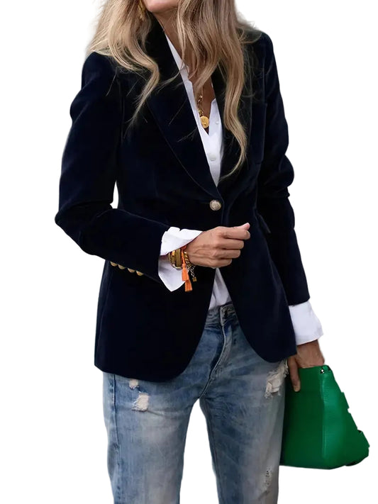 Kvinnors Blazer med Tidlös Stil 0