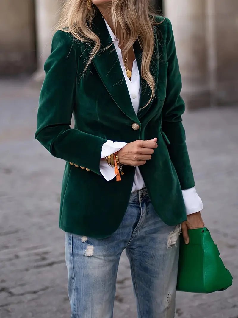 Kvinnors Blazer med Tidlös Stil 10