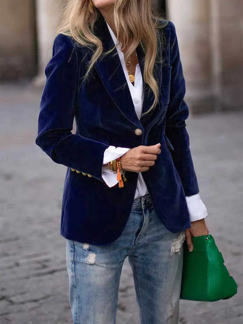 Kvinnors Blazer med Tidlös Stil 5