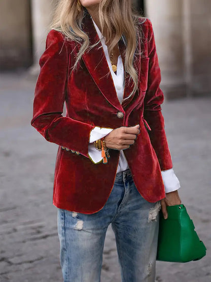 Kvinnors Blazer med Tidlös Stil 9
