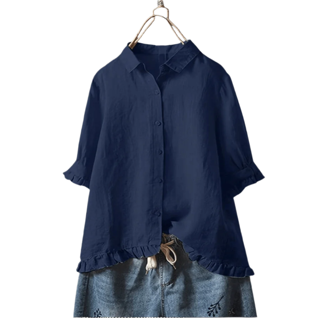 Kvinnors Blus Modern Design Lätt Ventilerande Material 0