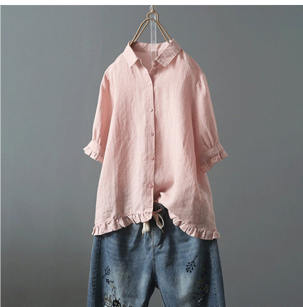 Kvinnors Blus Modern Design Lätt Ventilerande Material 3