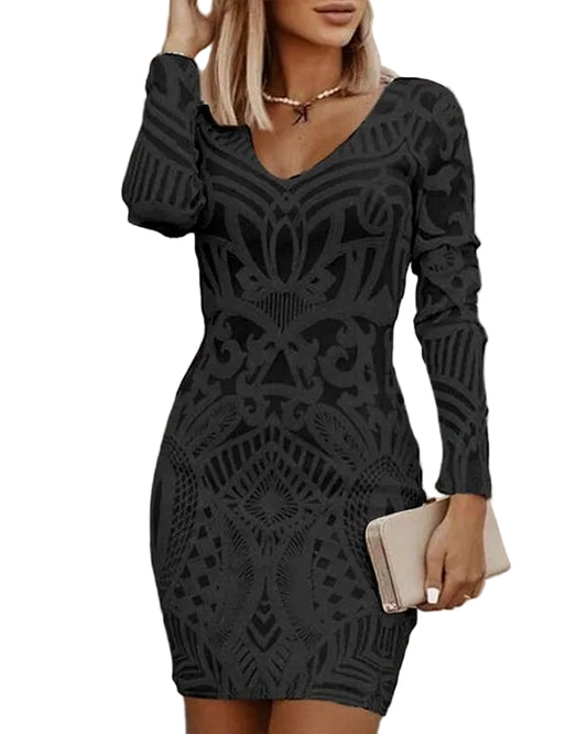 Kvinnors Bodycon Klänning Modern Design 0