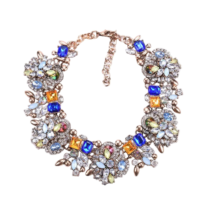 Kvinnors Bohemiska Blomsterhalsband 0